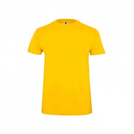 T-Shirt Adulto Algodão 155g Amarelo Tamanho L 6307646