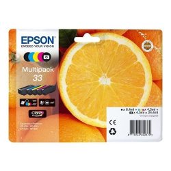 Tinteiro EPSON 33 Multipack 5 Cores + Alarme RF - Expression Home XP-530/630/635/830/900/7100 C13T33374021