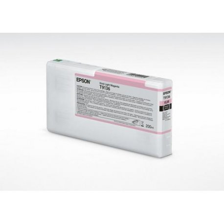 Tinteiro EPSON T9136 Magenta Claro Vivo 200ml - SureColor SC-P5000 C13T91360N