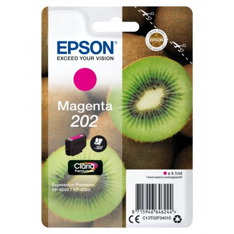 Tinteiro EPSON 202 Magenta - Expression Premium XP-600x/610x C13T02F34010