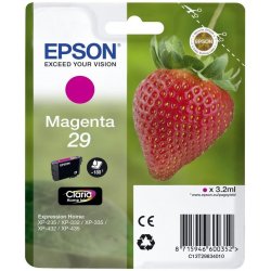 Tinteiro EPSON 29 Magenta - Expression Home XP-255/257/352/355/452/455 C13T29834012