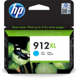 HP 912XL High Yield Cyan Ink 3YL81AEBGY