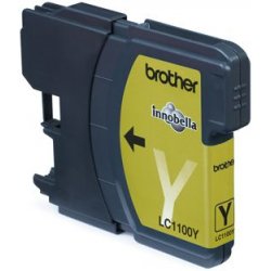 Tinteiro BROTHER LC1100Y Amarelo - MFC-6490CW, DCP-385C/585CW LC1100Y