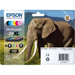 Tinteiro EPSON 24 Multipack 6 Cores XL - XP-750/760/860/850/950/960/970 C13T24384011