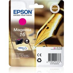 Tinteiro EPSON 16 Magenta - WF-2010/251xx/26xx/27xx C13T16234012