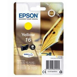 Tinteiro EPSON 16 Amarelo - WF-2010/251xx/26xx/27xx C13T16244012