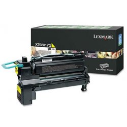 Toner LEXMARK X792X1YG Amarelo de retorno 20K a 5% - X792 X792X1YG