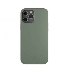 Capa Bio Antimicrobial WOODCESSORIES Midnight Green/Biomaterial para iPhone 12 Pro Max eco467