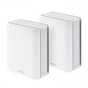 Sistema WiFi ASUS ZenWiFi BT10 (2pk White: Router+Node), WiFi 7, BE18000, Tri-Band 90IG08Y0-MO3C40