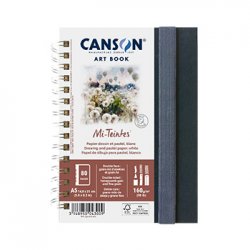 Caderno Canson Artbook Mi-Teintes A5 160g 80Fls 10800L010