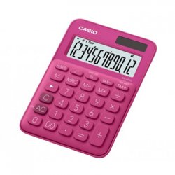 Calculadora Secretária Casio MS20UCRD Vermelho 12 Dígitos CAS-MS20UCRD