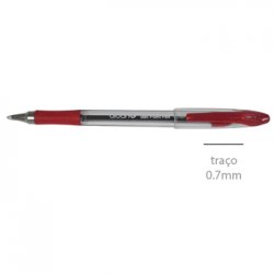 Esferográfica Vermelho 0,7mm Ball Point Grip 1un 117Z12452