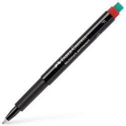 Marcador Permanente Fino Faber-Castell 0,7mm Vermelho 1un 1311099