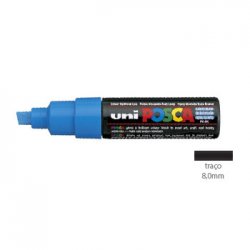 Marcador Uniball Posca PC-8K 8mm Azul Claro (8) 1un 1293196/UN