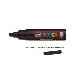 Marcador Uniball Posca PC-8K 8mm Preto (24) 1un 1293197/UN