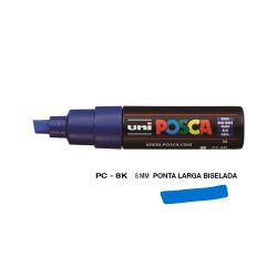 Marcador Uniball Posca PC-8K 8mm Azul (33) 1un 1293203/UN