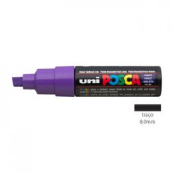 Marcador Uniball Posca PC-8K 8mm Violeta (12) 1un 1293206/UN