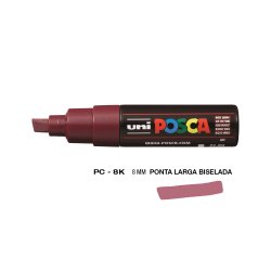 Marcador Uniball Posca PC-8K 8mm Vinho Tinto (60) 1un 1293208/UN