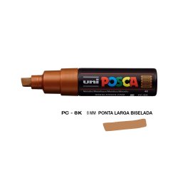 Marcador Uniball Posca PC-8K 8mm Bronze (42) 1un 1293218/UN