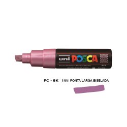 Marcador Uniball Posca PC-8K 8mm Rosa Metálico (M13) 1un 1293221/UN