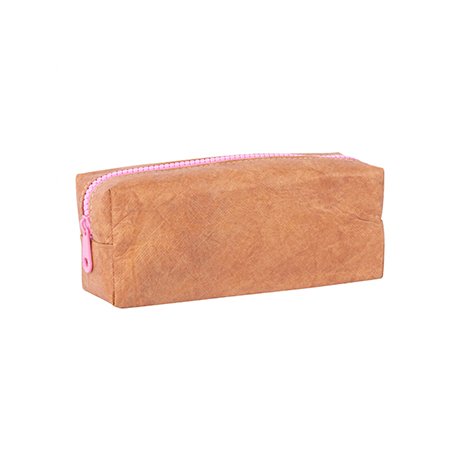 Estojo Kraft Apli com Fecho Rosa 1un APL18777R