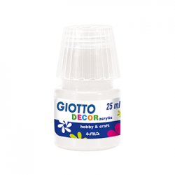 Guache Decor Acrílico 25ml Giotto Branco 160538101