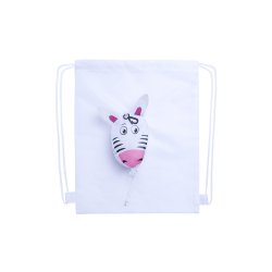 Saco Mochila Dobrável Kissa Branco 6701828