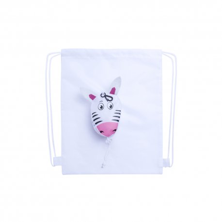 Saco Mochila Dobrável Kissa Branco 6701828