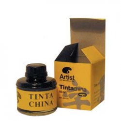 Tinta da China Preto Frasco 60ml 1941051