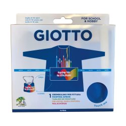 Bata / Avental Plástico Lavável Giotto para Pinturas Azul 630658900