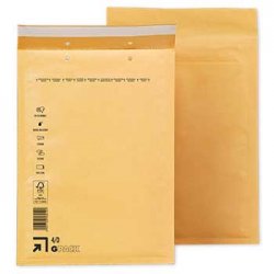 Envelope Almofadado 180x265mm Kraft Nº1 4/D 1un 16122830004