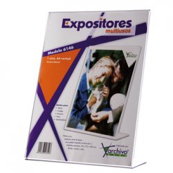 Expositor Porta Precos Acrilico 1 Face A4 em L 5691001