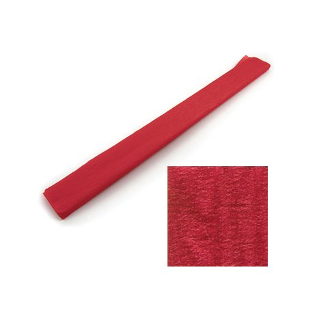 Papel Crepe Vermelho Metalizado 50x150cm Rolo 123Z18069