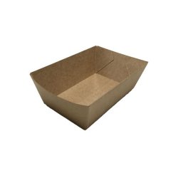 Bandeja Kraft 100x60x42mm (Capacidade 300gr) 250un 6621254