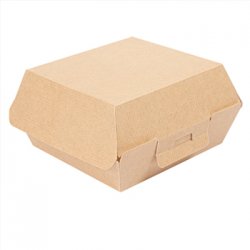 Caixa Hamburguer THEPACK 6,2x12,5x13cm Natural 50un 6621131