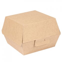 Caixa Hamburguer THEPACK 14,4x13,6x9,2cm Natural 50u 6621139