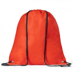 Saco Mochila Non-Woven 37x41cm com Ilhós Vermelho 6701812