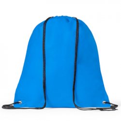 Saco Mochila Non-Woven 37x41cm com Ilhós Azul Claro 6701814