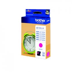 Tinteiro Brother LC125XLM Magenta 13,1ml 1200 Pág. BROLC125XLM