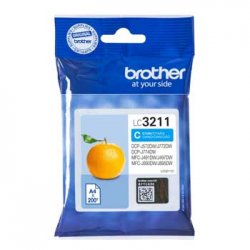 Tinteiro Brother LC3211C Azul 200 Pág. BROLC3211C