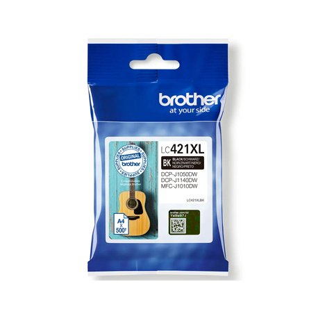 Tinteiro Brother LC421XLBK Preto 500 Pág. BROLC421XLBK