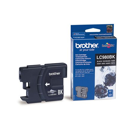 Tinteiro Brother LC980BK Preto 8,7ml 300 Pág. BROLC980BK