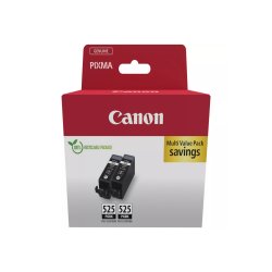 Pack Tinteiros Canon 525 Preto 4529B017 19ml 682 Pág. 2un CAN4529B017