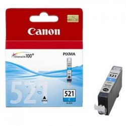 Tinteiro Canon 521 Azul 2934B001 9ml 448 Pág. CANCLI521C