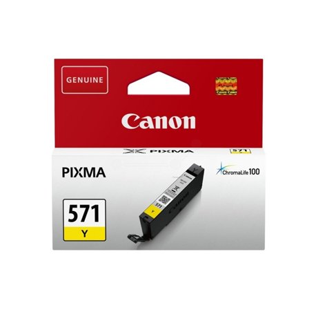 Tinteiro Canon 571 Amarelo 0388C001 7ml CANCLI571Y