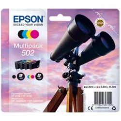 Pack Tinteiros Epson 502 4 Cores C13T02V64010 EPSC13T02V64010