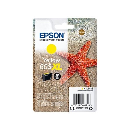 Tinteiro Epson 603XL Amarelo C13T03A44010 4ml EPSC13T03A44010