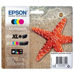 Pack Tinteiros Epson 603XL 4 Cores C13T03A64010 EPSC13T03A64010