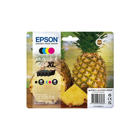 Pack Tinteiros Epson 604XL 4 Cores C13T10H64010 EPSC13T10H64010