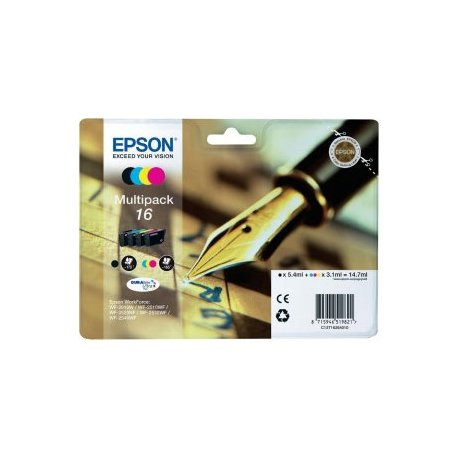 Pack Tinteiros Epson 16 4 Cores C13T16264010 EPSC13T16264010